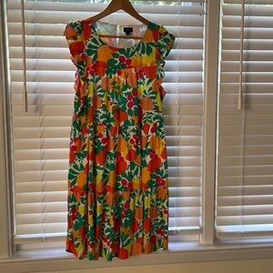 J Crew Factory linen blend dress